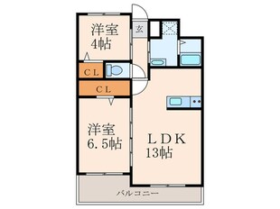 フォレスト穴生の物件間取画像